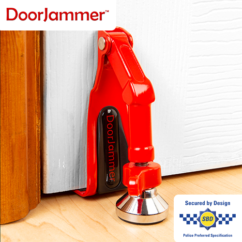DoorJammer Portable Door Lock Brace for Home Security and Personal