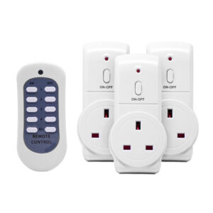 Remote Control Sockets (1 control, 3 sockets)